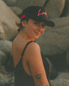 Pink "LUCKY" Basic Trucker Cap
